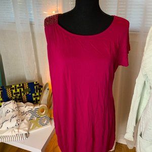 One Sleeve T-Shirt Dress